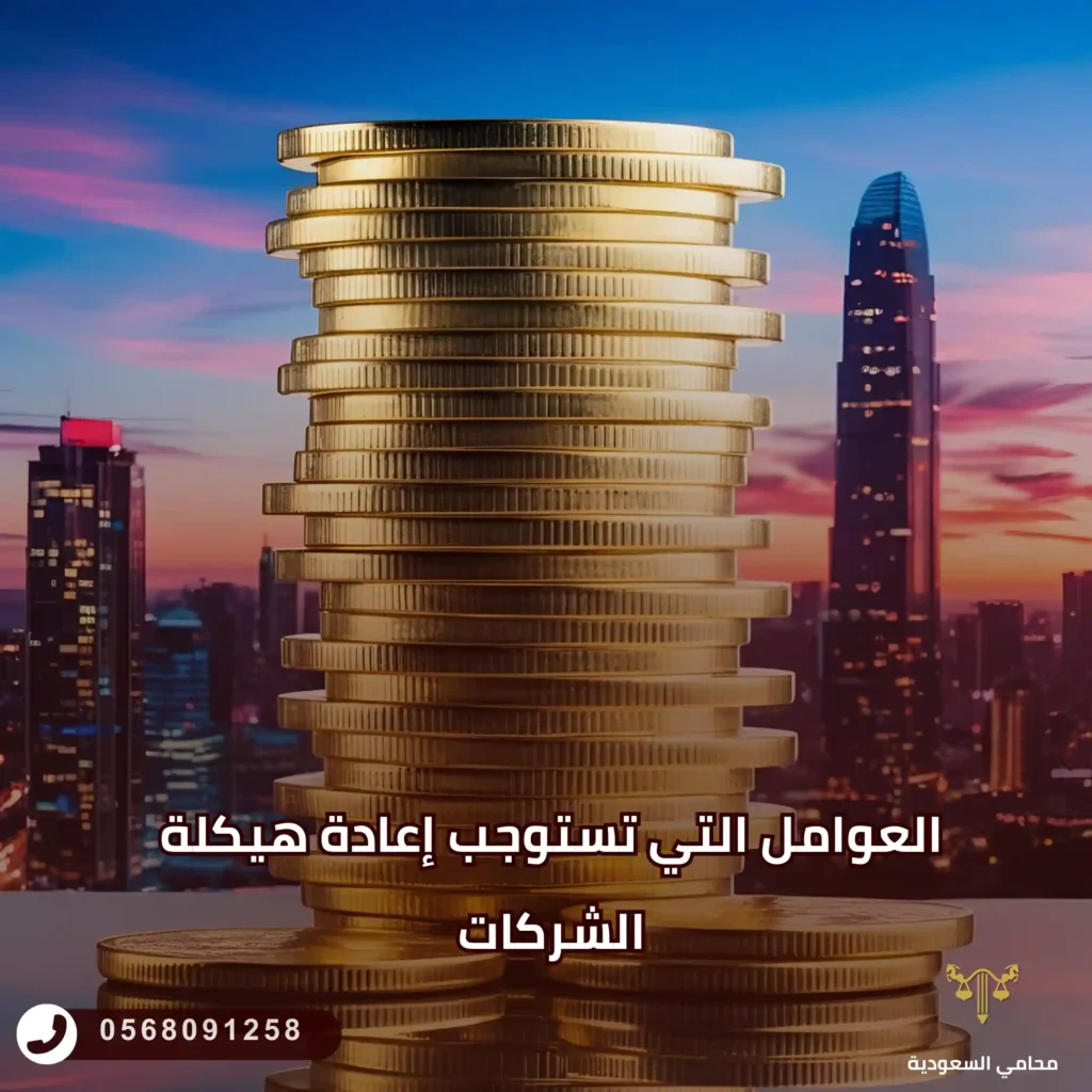العوامل التي تستوجب إعادة هيكلة الشركات